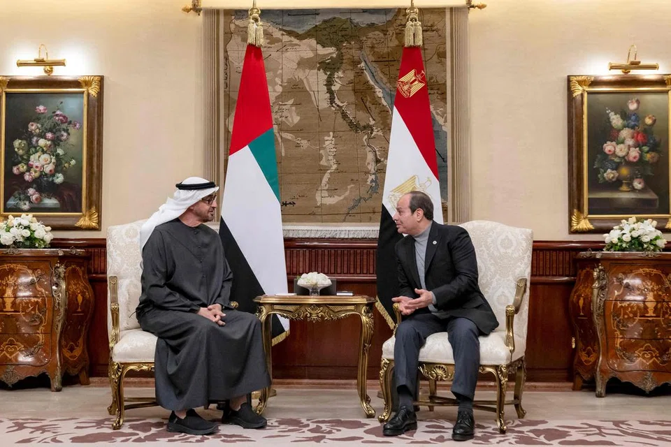 Mohammed bin Zayed Al Nahyan, Abdel Fattah al-Sisi 