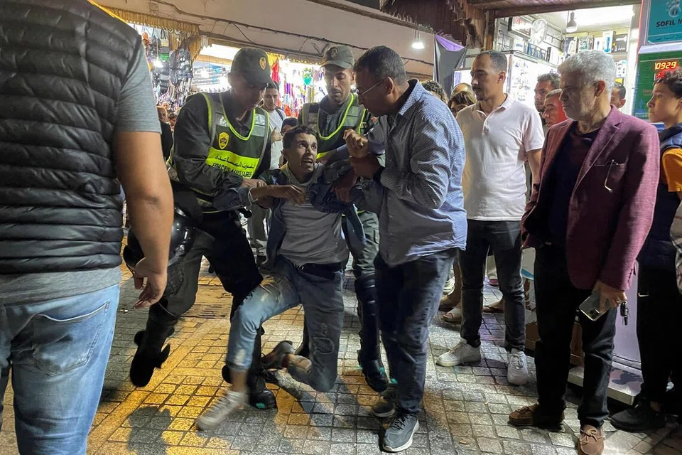 Protes, belia, Maghribi, bertukar ganas