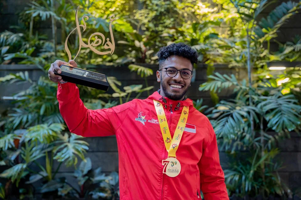 MENYASAR YANG TERBAIK: Sheik Ferdous Sheik Alau’ddin, Atlet Terbaik bagi Kejohanan Pencak Silat Asia ketujuh, berazam untuk kekal menyasar emas bagi pertandingan silat akan datang. 