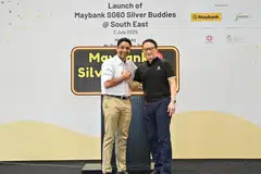 Encik Alvin Lee, wgs, dinesh vasu dash, maybank, silver buddies