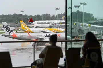 Foto hiasan Lapangan Terbang Changi oleh AFP/ROSLAN RAHMAN