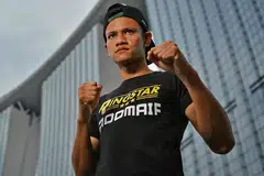 PERLAWANAN BARU: Pertarungan ini diatur selepas Ringstar mengumumkan Februari lalu bahawa perlawanan bagi kejuaraan silver featherweight Majlis Tinju Dunia (WBC) antara Ridhwan dengan Paulus Ambunda, yang dijadualkan pada 29 Mac di Stadium Tertutup Singapura, terpaksa ditangguh. - Foto fail