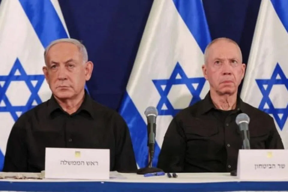 Perdana Menteri Israel, Encik Benjamin Netanyahu (kiri) dan Menteri Pertahanan Israel, Encik Yoav Gallant, dilaporkan tidak sehaluan.