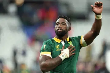 PENUH SEMANGAT: Kapten Springboks, Siya Kolisi, bertekad membawa pulang Piala Dunia Ragbi bagi rakyat Afrika Selatan. 