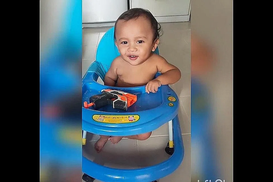 COMEL: Allahyarham Rayyan masih kelihatan ceria kelmarin, sehari sebelum dia meninggal dunia. - Foto FACEBOOK WISH FOR RAYYAN
