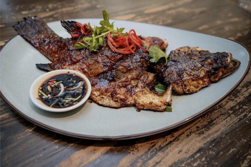 Hidangan ikan bakar Bali yang segar berharga $45.