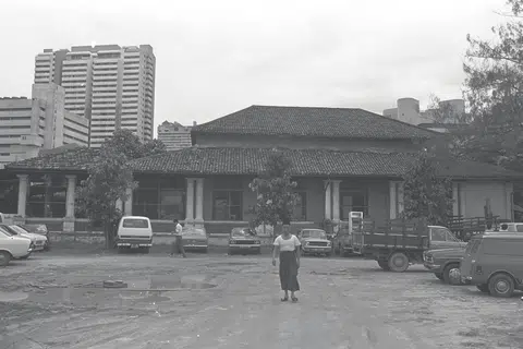Masjid Omar Kampong Melaka pada 1981. 