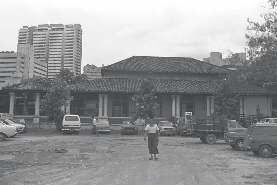 Masjid Omar Kampong Melaka pada 1981. 