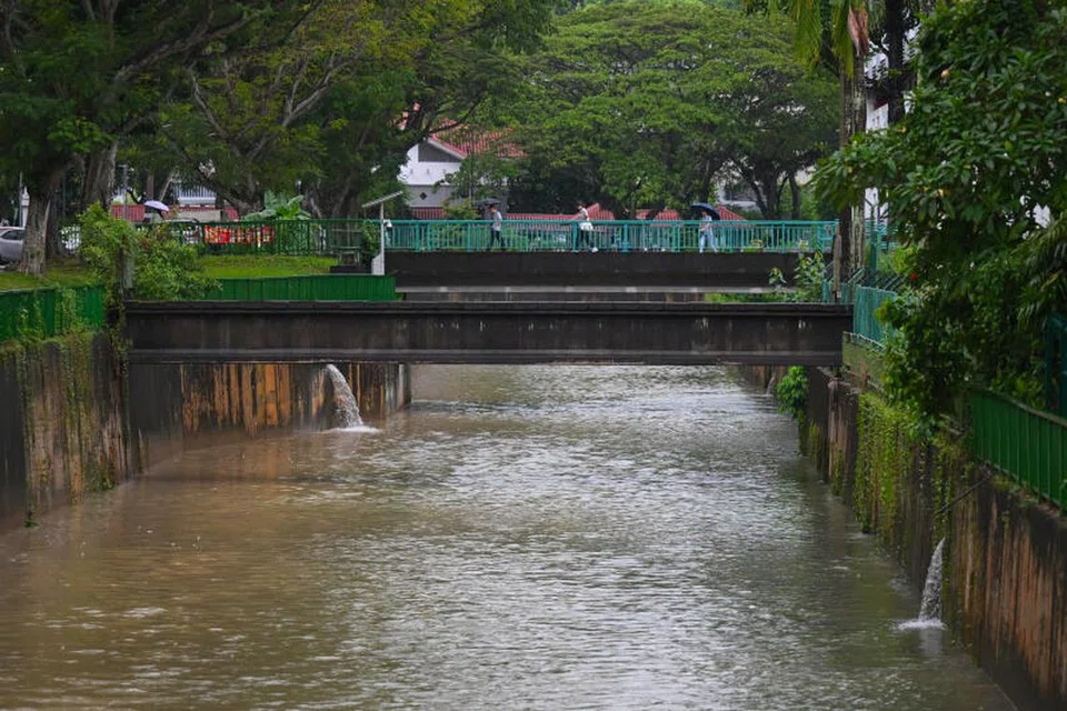 Keadaan longkang berdekatan Toa Payoh North pada 22 November 2024.