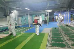PERLUAS NIAGA: Sejak meluaskan perniagaan dengan menawarkan perkhidmatan pembasmian kuman, A-Team Pest Control menerima tempahan daripada pelbagai tempat, termasuk masjid, dan ia menyumbang separuh pendapatannya bagi Mac hingga Jun. - Foto A-TEAM PEST CONTROL PTE LTD