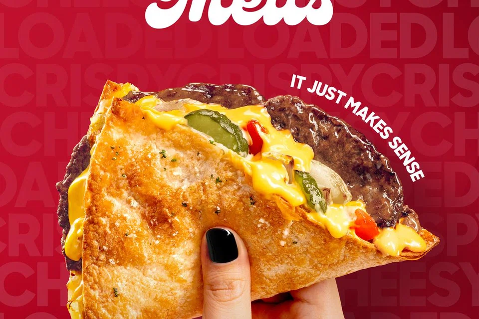 cheeseburger melts, pizza hut, burger keju