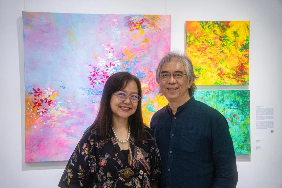 Hasil karya pasangan suami isteri CIk Masturah Sha’ari dan Encik Jeffrey Wandly, pemilik Maya Gallery, turut dipamerkan di galeri tersebut.