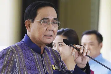 BERSARA: Encik Prayut Chan-o-cha akan kekal sebagai perdana menteri sementara hingga kerajaan baru ditubuhkan.
