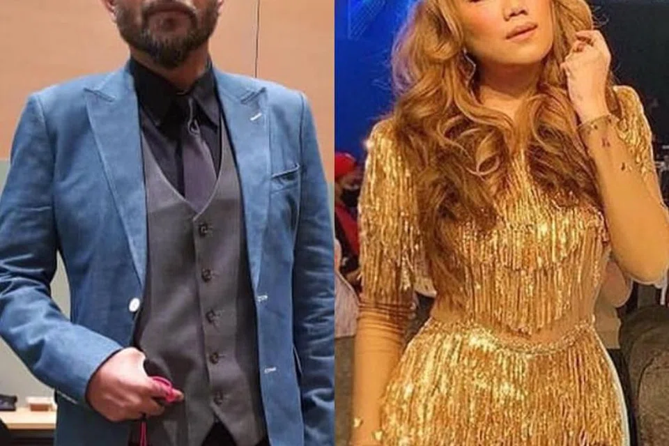 TEMU JODOH DI PENTAS GV: Bad Indigo (kiri) jatuh cinta pandang pertama dengan Ashira kali pertama bertemu pada Oktober tahun lalu dan ingin menyegerakan pernikahan yang wajb selewat-lewatnya Mac ini. - Foto INSTAGRAM BAD/ASHIRA 