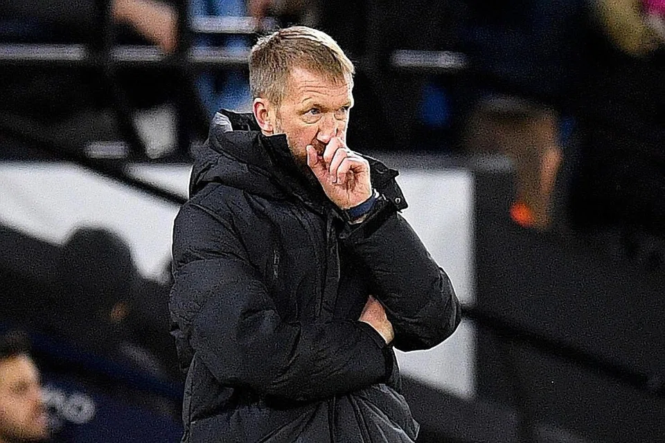 GRAHAM POTTER: Masa depan pengurus Chelsea kian jadi tanda tanya. - Foto AFP