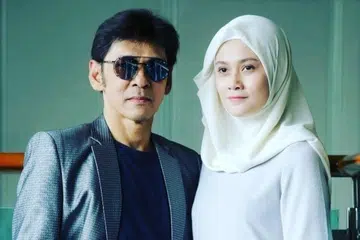Datuk Jamal Abdillah (kiri) prihatin dengan keadaan isterinya, Datin Zai Izzati Khiruddin, yang mengalami alahan teruk sehingga menjejas jantung dalam kehamilan kelimanya.