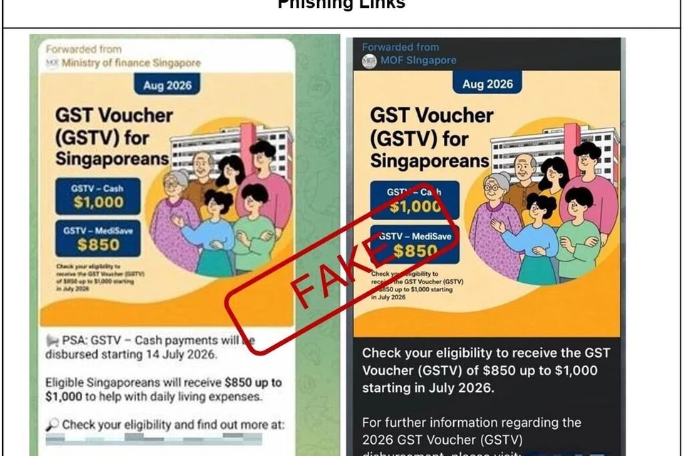 Mangsa penipuan akan menerima mesej yang mengandungi infografik yang menggesa mereka menyemak kelayakan menerusi pautan palsu yang akan menyebabkan akaun Telegram mereka diambil alih.