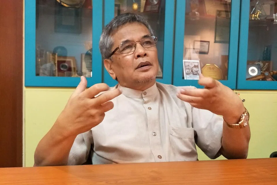 Encik Suri Abu, presiden terakhir Majlis Pusat sebelum ia diarahkan tutup.