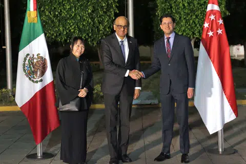 Presiden Tharman Shanmugaratnam, Jane Ittogi, Roberto Velasco Álvarez, Mexico