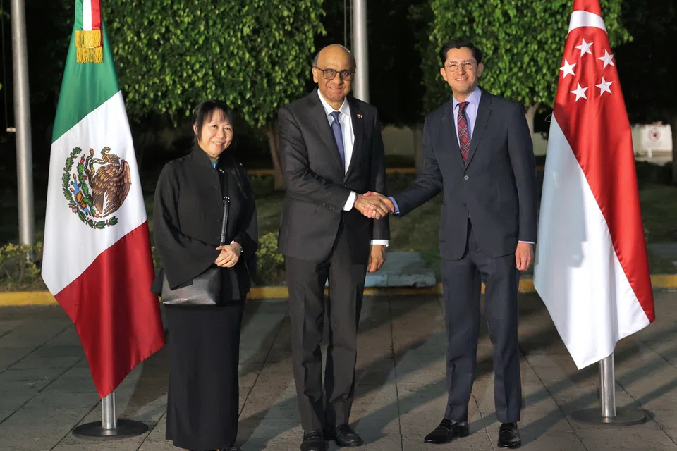 Presiden Tharman Shanmugaratnam, Jane Ittogi, Roberto Velasco Álvarez, Mexico