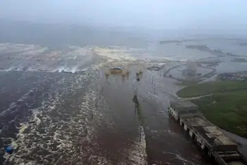Semenanjung Kamchatka, ombak tsunami