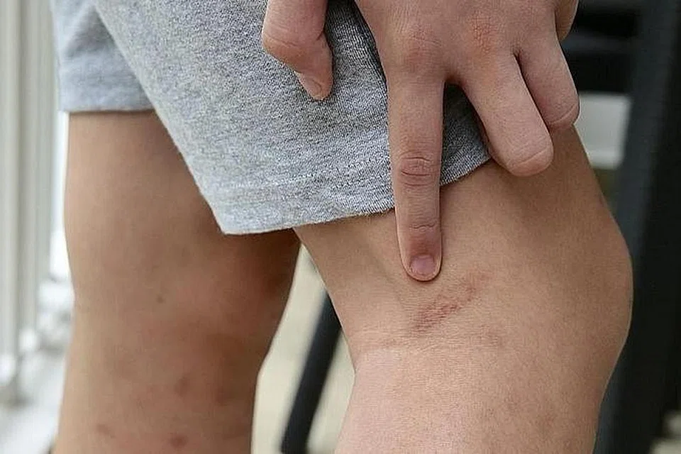 LAPORAN POLIS DIBUAT: Seorang ibu kepada pelajar sekolah rendah yang didakwa telah dirotan di sekolah telah membuat laporan polis terhadap sekolah anaknya pada Selasa. -Foto SHIN MIN DAILY NEWS.