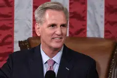ENCIK MCCARTHY: Hanya perlu majoriti mudah untuk dipilih sebagai penggubal undang-undang tertinggi yang mengetuai urusan Dewan dan berada di barisan kedua selepas jawatan Presiden Amerika. - Foto AFP