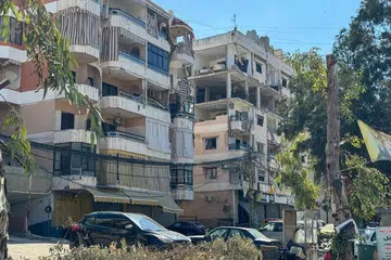 Kesan kemusnahan susulan serangan Israel selepas peningkatan ketegangan antara Hezbollah di Lebanon  dan Israel dalam konflik Amerika Syarikat–Israel dengan Iran pada 2 Mac 2026.