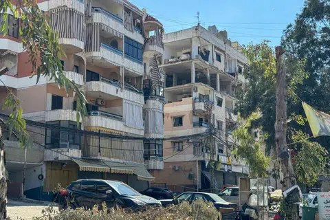 Kesan kemusnahan susulan serangan Israel selepas peningkatan ketegangan antara Hezbollah di Lebanon  dan Israel dalam konflik Amerika Syarikat–Israel dengan Iran pada 2 Mac 2026.