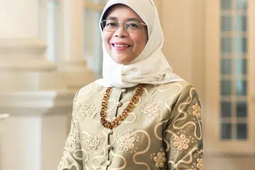 PELANTIKAN BARU: Mantan Presiden, Puan Halimah Yacob, dilantik sebagai Canselor Universiti Sains Kemasyarakatan Singapura (SUSS) bermula 1 Oktober 2023.
