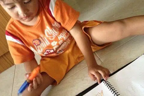 Aniq ketika berusia 2 tahun