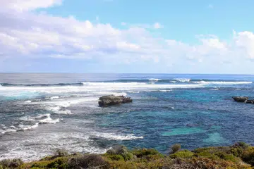 Antara destinasi pelancong, Rottnest Island, terletak berdekatan Perth, Australia.