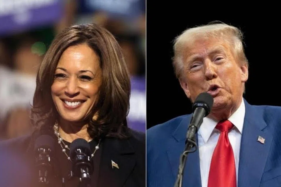 Menurut tinjauan, Cik Kamala Harris mendahului Encik Donald Trump tiga peratusan mata dalam pilihan raya presiden Amerika pada 5 November.