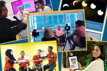 MENYAMPAIKAN KANDUNGAN PELBAGAI WADAH: Sedang BH mempelbagaikan wadah kandungannya, namun sama ada menerusi cetak, digital, video atau 'podcast', akhbar ini berpegang kepada prinsip menyampaikan maklumat, mendidik dan menghibur dengan bertanggungjawab. - Foto BH oleh NUR SYAMIMI AWALLUDDIN