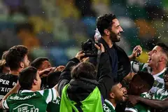 Ruben Amorim memimpin Sporting Lisbon menjuarai Piala Liga Portugal pada 2021 dan 2024.