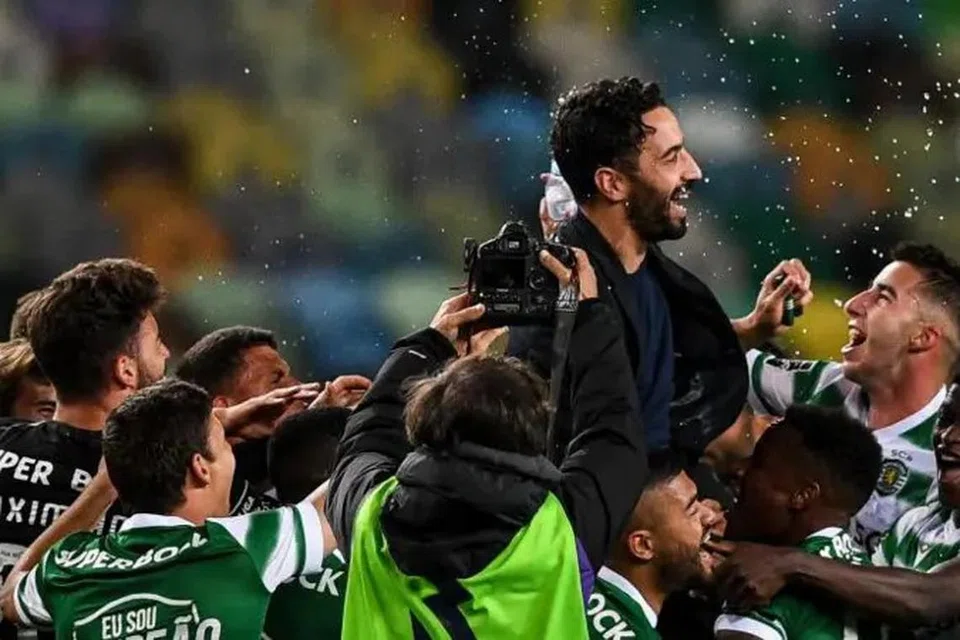 Ruben Amorim memimpin Sporting Lisbon menjuarai Piala Liga Portugal pada 2021 dan 2024.