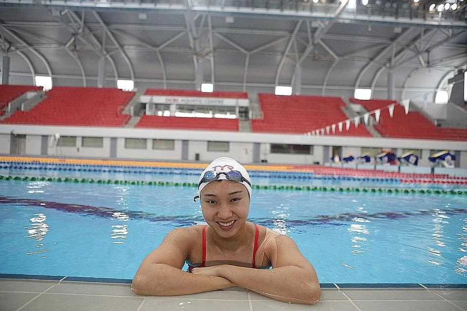 SEDIA BERSAING: Perenang negara, Nur Marina Chan Abdullah, berjaya mencatat masa peribadi terbaik 25.66 saat bagi acara 50 meter gaya bebas di kejohanan peringkat nasional pada April lalu, sekaligus melayakkannya bersaing di Sukan Asia. - Foto BH oleh IQBAL FAIZAL