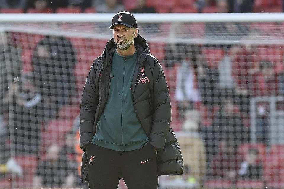 WAJAH DITIMPA RISAU: Skuad kendalian Klopp kini berada di tangga kesembilan liga selepas meraih dua kemenangan daripada tujuh perlawanan liga mereka setakat ini. - Foto EPA-EFE