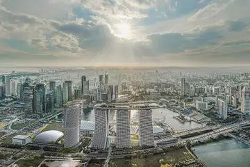 DITANGGUH: Peluasan Marina Bay Sands (MBS) Singapura yang dirancang dijangka akan ditangguh sekali lagi, tanpa pengesahan mengenai bila pembinaan akan mula, kata pemilik dan pengendali AS resort bersepadu itu dalam laporan tahunan terkininya. - Foto LAS VEGAS SANDS CORP