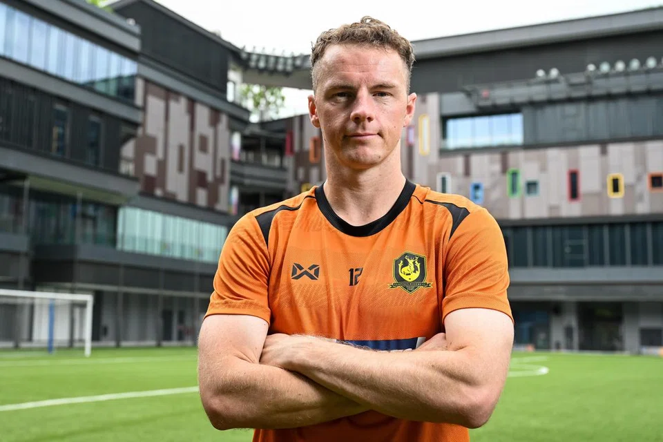 Bintang terbaru BG Tampines Rovers, Trent Buhagiar. 