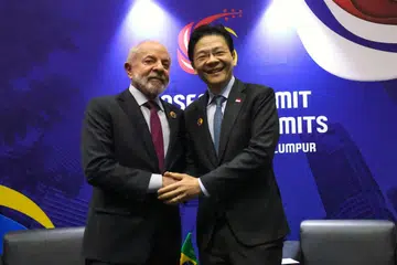 Lawrence Wong, Presiden Brazil, Luiz Inacio Lula da Silva, Sidang Kemuncak Asean ke-47, perjanjian dagangan, Mercosur