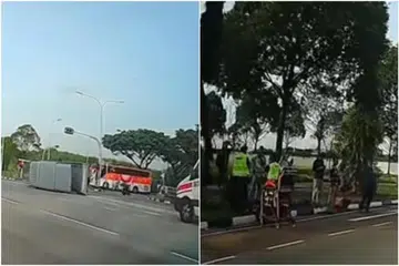 kemalangan, lori, Tuas,