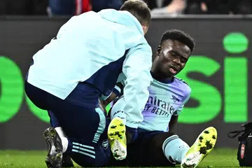 Bukayo Saka mengalami kecederaan pada otot hamstring semasa menentang Crystal Palace pada 22 Disember 2024.