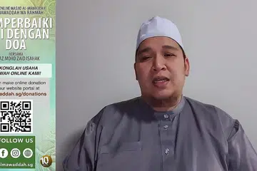 TERUS PERBAIKI DIRI: Ustaz Mohammad Zaid Isahak berkata usaha memperbaiki diri harus dilakukan bukan setakat dalam bulan tertentu sahaja, malah setiap masa dan ketika. - Foto MASJID AL-MAWADDAH