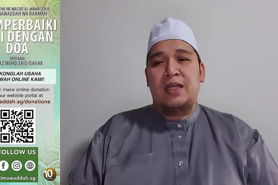TERUS PERBAIKI DIRI: Ustaz Mohammad Zaid Isahak berkata usaha memperbaiki diri harus dilakukan bukan setakat dalam bulan tertentu sahaja, malah setiap masa dan ketika. - Foto MASJID AL-MAWADDAH