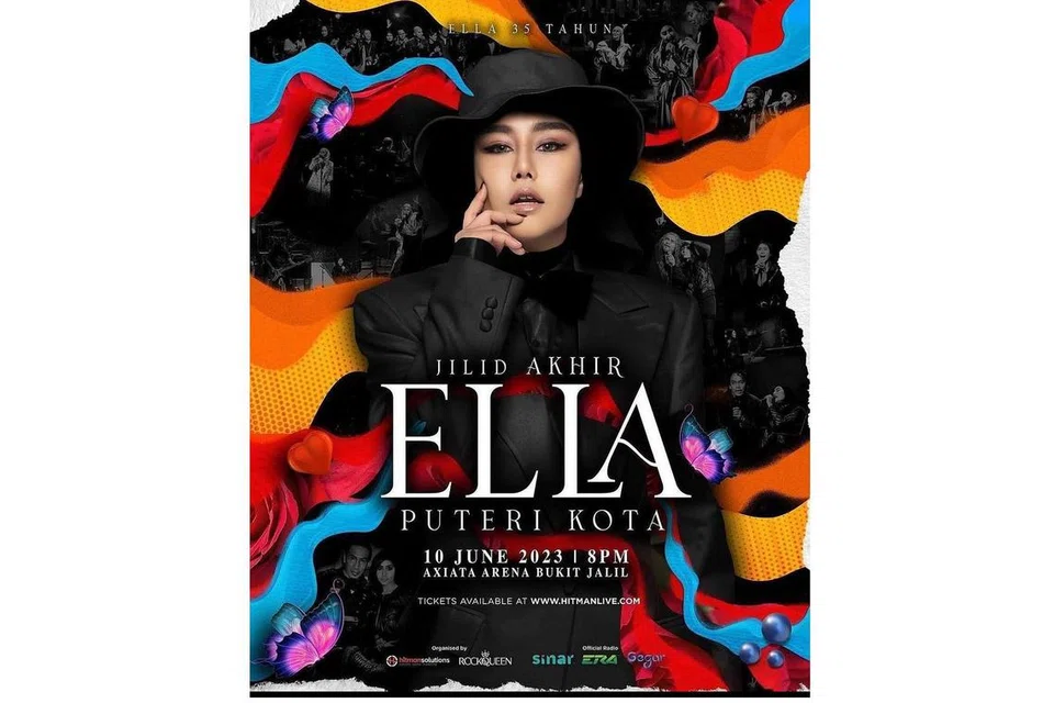 MASIH BERLAGU: Sebelum ini, Ella memadamkan semua gambar dalam akaun Instagram beliau sekali gus menimbulkan spekulasi beliau mahu bersara. - INSTAGRAM ELLAAMINUDDINS