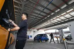 Sehingga 46 kereta elektrik (EV) boleh dicas pada masa yang sama di hab baharu itu.
