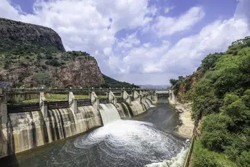 RAGUT NYAWA: Dua pelancong warga Singapura terkorban selepas kanu yang mereka naiki terbalik di Crocodile River, dekat dengan Empangan Hartbeespoort di Afrika Selatan.