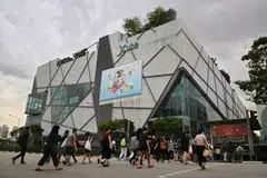 DITUTUP: Pusat beli-belah JCube di Jurong East Central dijadual ditutup pada 10 malam 6 Ogos, dan sebuah projek perumahan 40 tingkat akan dibangunkan di tapaknya. - 