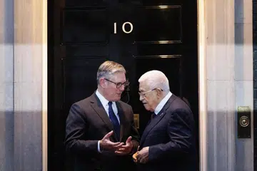 Mahmoud Abbas, Keir Starmer 